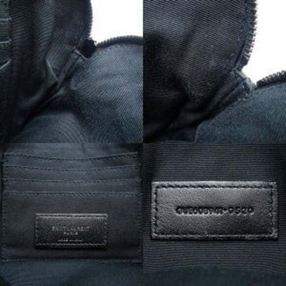 SAINT LAURENT PARIS Becky Shoulder Bag Leather Black - Picture 9 of 9